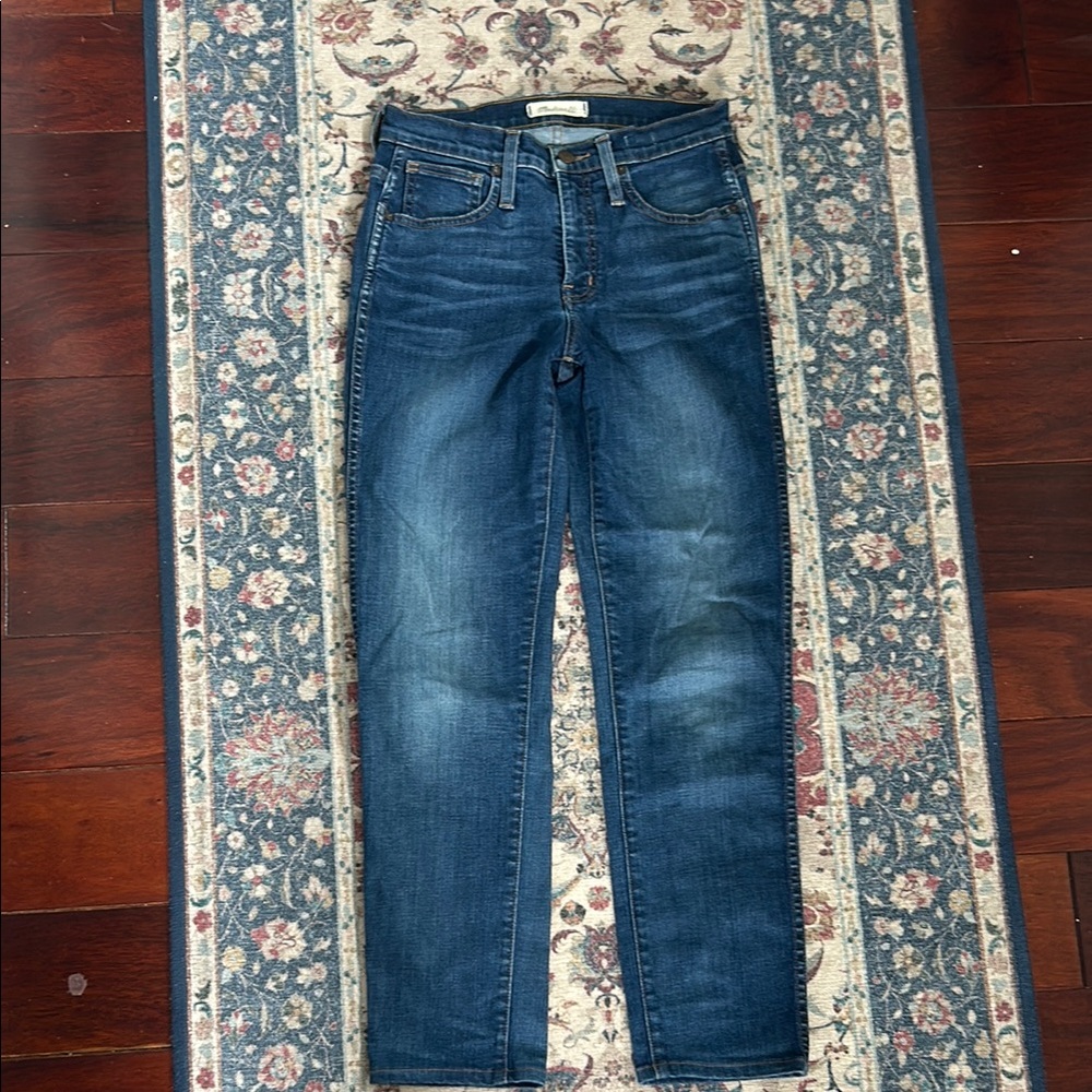 Madewell Blue Boot Cut Flare Pants